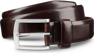 Allen Edmonds Midland Ave. Leather Belt in Mahogany at Nordstrom, Size 44
