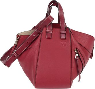 Loewe Hammock Leather Burgundy Leather Handbag (Pre-Owned)