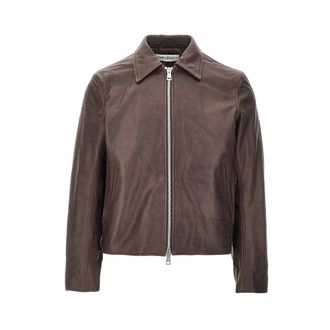Our Legacy Mini Jacket - Heren - Jassen - Bruin - Maat: XL Leer