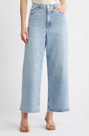 Frame Denim The Wide High Waist Ankle Wide Leg Jeans in Dolly at Nordstrom Rack, Size 24