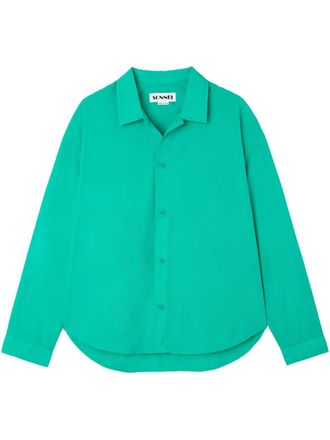 Sunnei poplin shirt - Green