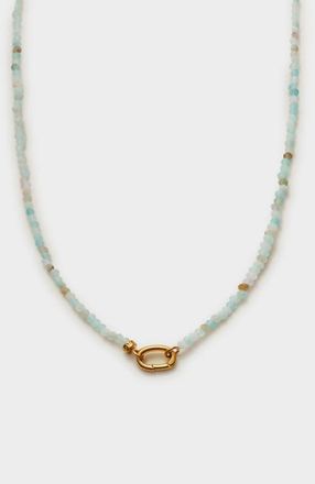 Katie Loxton Amazonite Necklace in Gold at Nordstrom, Size 16