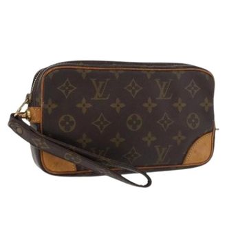 Louis Vuitton Pre-owned Clutches, female, Brown, Size: ONE SIZE Pre-owned Vintage Monogram Clutch