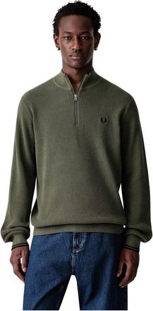 Fred Perry Coltruien - Heren - Coltruien - Groen - L - Truien & Vesten