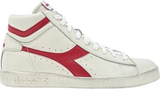 Diadora Retro High Top Waxed Sneakers - Heren - Sneakers - Beige - 44 EU - Leer - Schoenen
