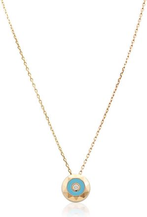 Picasso & Co. Picasso And Co Ladies 18k Yellow Gold 0.032 Ct Round Cut Diamond Pendant