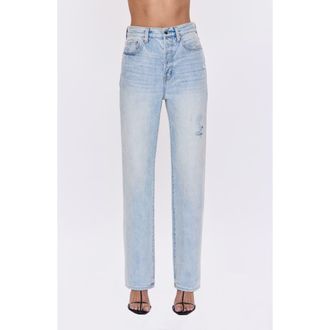 Pistola Denim Cassie High Waist Straight Leg Jeans in Sunrise Vintage at Nordstrom, Size 32