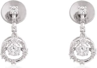 Swarovski Constella Whte Drop Earrings