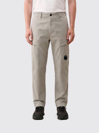 C.P. Company C. P. COMPANY Pantaloni cargo in cotone stretch a gamba dritta con logo
