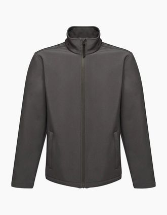 Regatta Mens Regatta Reid Mens Softshell Wind Resistant Water Repellent Jacket - Grey - Size: 42/Regular