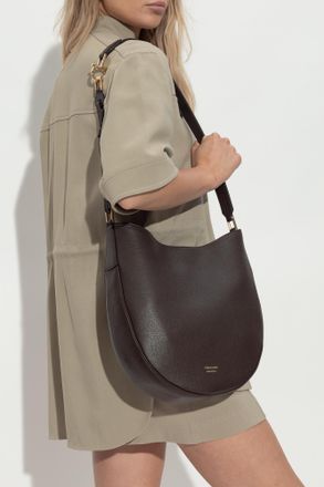 Ferragamo Shoulder Bag North-South Hobo Medium, Womens, Brown