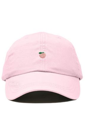 Dalix Lil Peach Dad Cap in Washed Pink at Nordstrom