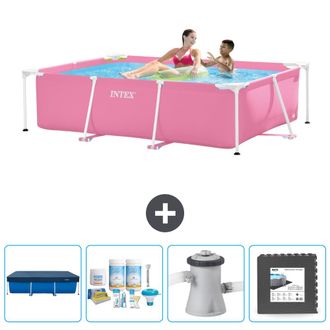 Intex Piscina Con Estructura Rectangular - 220x150x60 Cm - 7-piezas Scb3