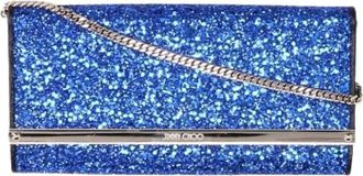 Jimmy Choo London Pre-owned Clutches, female, Blue, Size: ONE SIZE Pre-owned Clutch