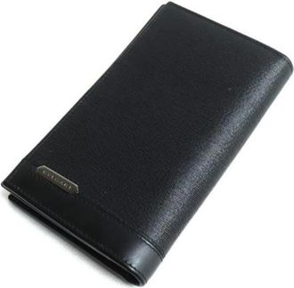 Bulgari Pre-owned Wallets, male, Black, Size: ONE SIZE Pre-owned Long wallet (bi-fold)