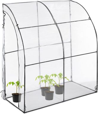 OEM Tg77605 T&uacute;nel De Aluminio Para Jard&iacute;n Invernadero De Jard&iacute;n 2x1 M Aluminio 2m2 Hortalizas Montaje En Pared