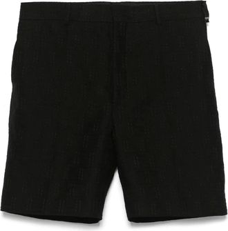Fendi Bermuda FF jacquard - Nero