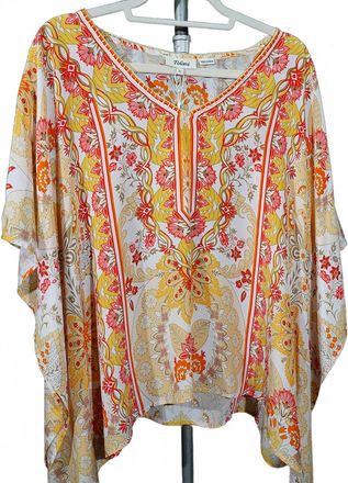 Tolani Womens Briyana Top In Apricot