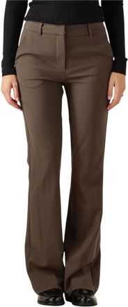 Fiveunits Fiveunits, Broeken, Dames, Bruin, W26, Polyester, Clarafv 826 Wide Broeken