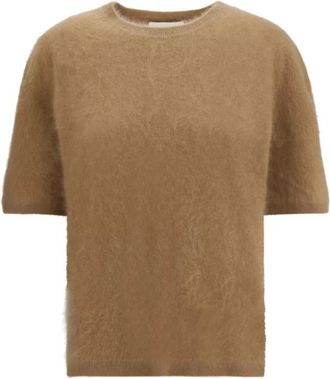 Lisa Yang Maren Trui - Dames - Cashmere truien - Bruin - S - Wol - Truien & Vesten