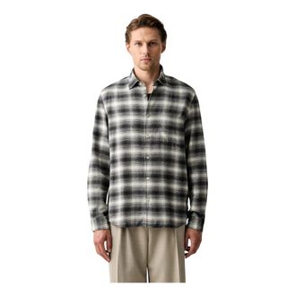 Marc O'Polo Overhemden > Overhemden - Heren - Casual Overhemden - Blauw - XL - Katoen - Overhemden