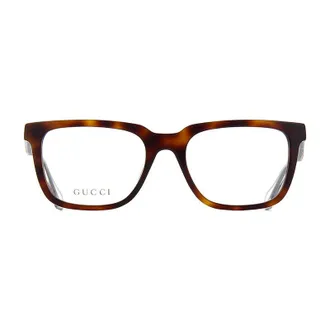 Gucci GG0560O006 Acetate Square-Frame Eyeglasses - Brown