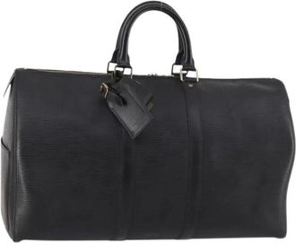 Louis Vuitton Pre-owned Weekend Bags, female, Black, Size: ONE SIZE Pre-owned Vintage Weekend Bag