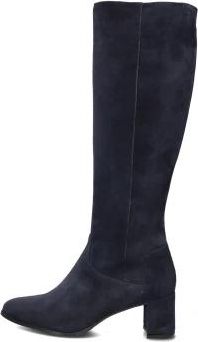 Lina Locchi Blauwe Su&egrave;de Hoge Laarzen Dames 8591 - Dames - Hoge Laarzen - Blauw - 41 EU - Su&egrave;de - Schoenen