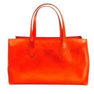 Louis Vuitton Pre-owned Handbags, female, Orange, Size: ONE SIZE Pre-owned Patent Leather Handbag