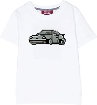 Mostly Heard Rarely Seen pixel-print cotton T-shirt - kids - Cotton - 6 yrs - White