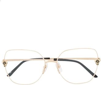 Cartier Glasses, female, Yellow, Size: 57 MM Panth&egrave;re Optical Frame
