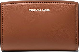Michael Michael Kors medium Bryant logo wallet - women - Leather/Polyurethane/Polyester - One Size - Brown