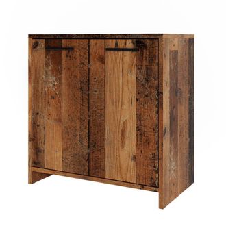 Vicco Mueble Bajo Lavabo Kiko, Roble R&uacute;stico, 58 X 60 Cm, Vicco