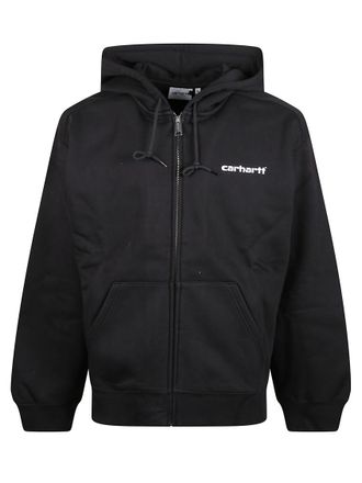 Carhartt Work in Progress Black Logo Hoodie