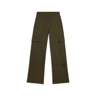 Freddy Pantaloni cargo wide leg in felpa con tasconi