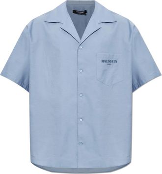 Balmain Hombre, Camisas, Azul, Talla: 2XL