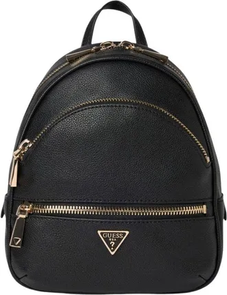 Guess Nero Poliuretano Women Womens Backpack