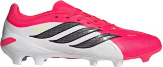 adidas Mens Predator League Firm Ground Football Boots in Red/Blk/White - Size UK 10.5