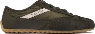 Alexander McQueen Leren Lage Sneakers - Heren - Sneakers - Groen - 43 1/2 EU - Leer - Schoenen