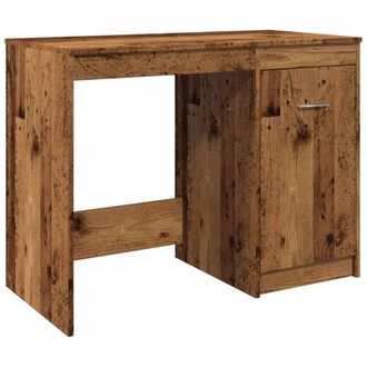 Berkfield Home Desk Old Wood 100x50x76 cm Engineered Wood in Brown | Size: 100 x 50 x 76 cm