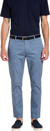 Mason's John Coolkhinos Chino - Heren - Chinos - Blauw - L - Katoen - Broeken