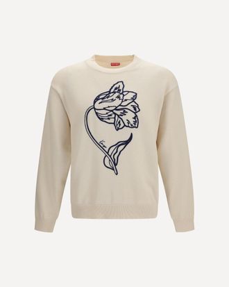 Kenzo Kenzo Tulip wool and cotton Sweater Male M
