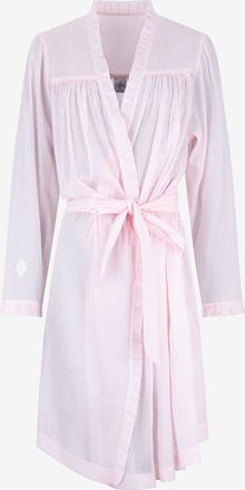 Celestine Bademantel aus Baumwoll-Voile mit Rüschen Celeste-1