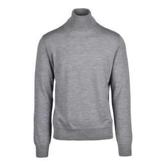 Maison Margiela Truien & Vesten, Heren, Grijs, L, Wol, Ciclista Turtleneck