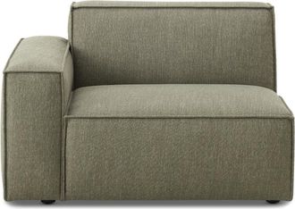 Castlery Jonathan Left Arm Sofa, Performance Twill Moss, Modular, Low-Profile for Castlery
