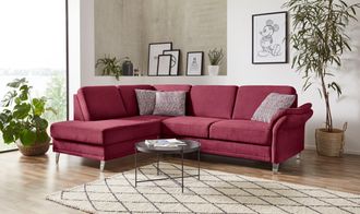 Sit&more Ecksofa »Clio L-Form« wahlweise mit Bettfunktion und Bettkasten, inklusive Federkern
