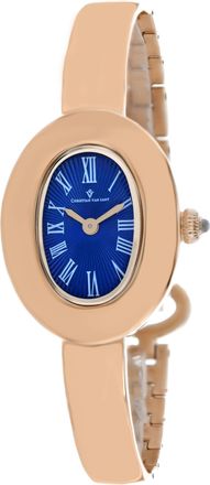 Christian Van Sant Womens Anora Blue Dial Watch