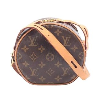 Louis Vuitton Pre-owned Boite Chapeau Souple PM Monogram Schoudertas - Dames - Pre-owned - Bruin - Maat: ONE Size Leer