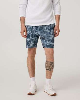 Vuori Clothing Banks Session Shorts Unlined 7 | Bay Blue Frontier | XS, Size Extra Small