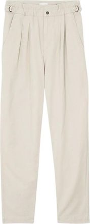 Isabel Marant Neriah Trousers - female - Marant &eacute;toile - Straight Trousers - Beige - L - Trousers